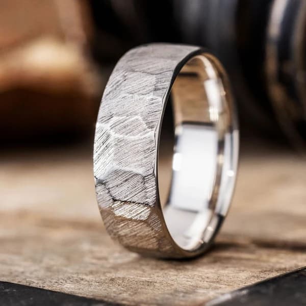 Hammered Silver Ring
